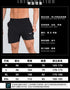 Men's Summer Gym Fitness Double-Decker 2 in 1 Shorts Sports Running Basketball Jogger Bottoms