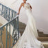V-Neck Mermaid Backless Dress With Appliques And Floor-Length Gown For Beach Weddings Wedding Dress