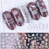 Winter Wonderland Nail Art Stamping Plate with Snowflake, Butterfly, and Rose Leaf Designs - Perfect for DIY Christmas Nail Polish Printing Template Tool