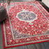 Machine Washable Vintage Area Rugs for Living Room with Non-Slip Rubber Backing
