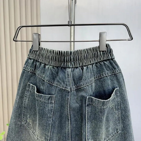 Fashion Loose Hip Hop Striped Jeans Retro Style Men Clothing