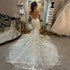 Off The Shoulder Mermaid Wedding Dresses for Bride Appliques