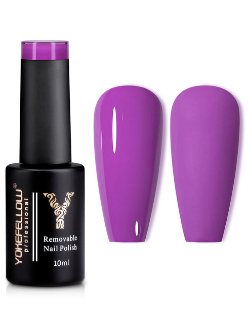Vibrant 10ML Semi-Permanent Gel Nail Polish for Stunning Manicures - Low Odor Long-Wear Varnish - Ideal for Spring and Summer Nail Art