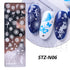 Winter Wonderland Nail Art Stamping Plate with Snowflake, Butterfly, and Rose Leaf Designs - Perfect for DIY Christmas Nail Polish Printing Template Tool