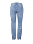 Fall Casual Women's Mid Waist Ripped Denim Pencil Pants - Stylish High Stretch Skinny Jeans for Effortless Street Chic, Perfect for All Season Outfits, Inspiring Jeans Outfit Ideas!
