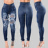 Autumn 2023 Women's High Waist Ripped Skinny Jeans - Trendy Casual Denim Pencil Pants for Fall Outfits with Jeans, Available in S-3XL
