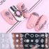 Winter Wonderland Nail Art Stamping Plate with Snowflake, Butterfly, and Rose Leaf Designs - Perfect for DIY Christmas Nail Polish Printing Template Tool