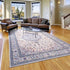 Machine Washable Vintage Area Rugs for Living Room with Non-Slip Rubber Backing