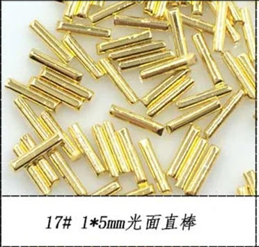 500pcs Metal Nail Art Decorations - Japan Korea Alloy Rivets, Studs, and DIY Accessories for Creative Designs