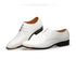 Men's Pointed Toe Patent Leather Dress Shoes - Elegant Lace-Up Styles for Weddings and Business Events