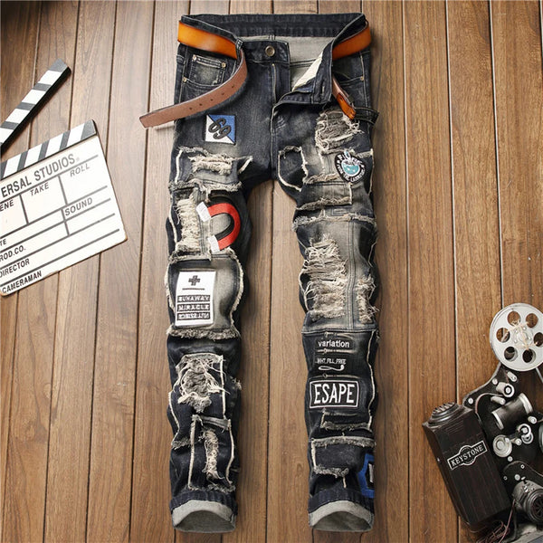 Original Design European American Trend Men's Jeans Fashion Denim Pants