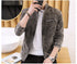 Men's Retro Motorcycle Denim Jacket with Stand Collar, Long Sleeve Zippered Casual Outerwear for Spring and Autumn Fashion