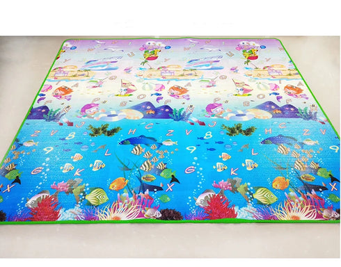 Baby Play Mat Waterproof Soft Floor Playmat Foldable Crawling Carpet Educational Activity Rug