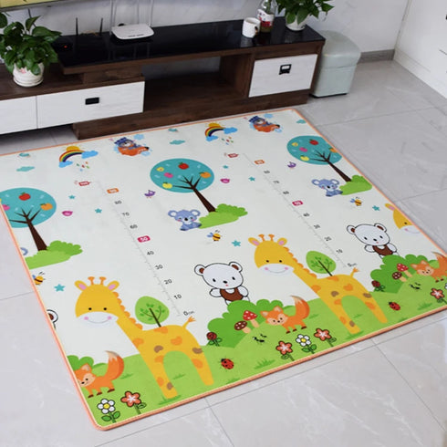 Baby Play Mat Waterproof Soft Floor Playmat Foldable Crawling Carpet Educational Activity Rug