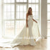 Hochzeitskleid Satin Mermaid Wedding Dress with Detachable Train