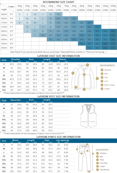 ( Jacket + Vest + Pants ) Prom Groom Tuxedos Male Wedding Suits 3Pcs Set Men's Striped Casual Business Suit