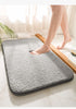 Super Thick Fluff Fiber Bath Mat Comfortable Soft Non-Slip Absorbent Rug Shower Room Doormat
