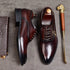 Mens Genuine Leather Oxford Dress Shoes for Formal Business and Wedding