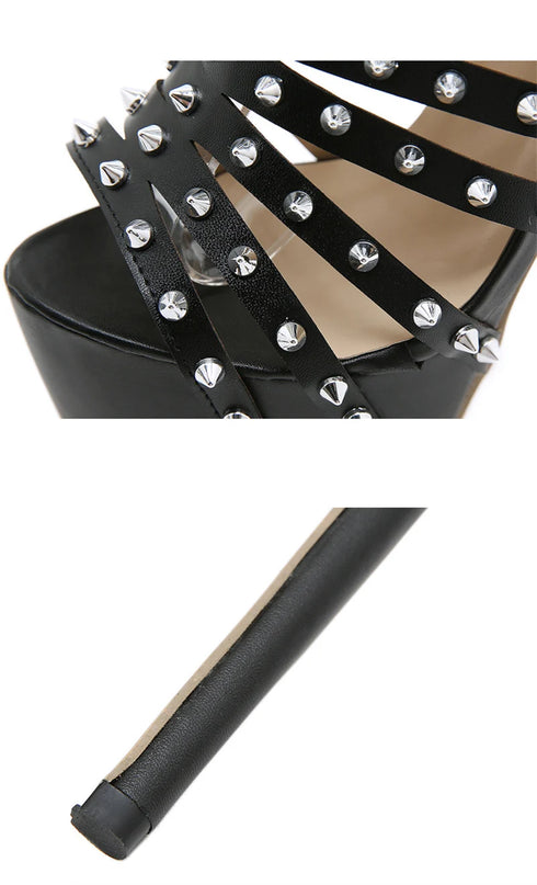 Sexy Peep Toe Platform Heels For Women Party Dance Shoes