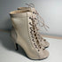 Sexy High Heels Hollow Mesh Sandals for Summer Fashion Comfort Peep Toe Stilettos Jazz Dance Female Shoes Plus Size