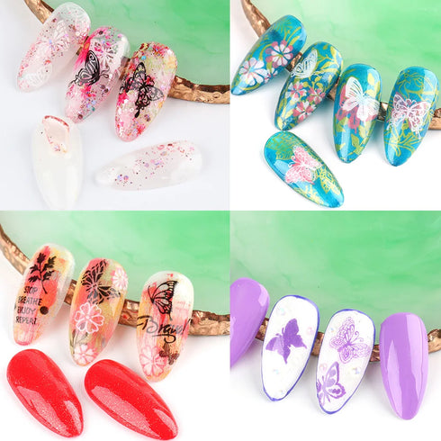 8ml Black Nail Stamping Gel Polish for Stunning Manicure Art with White Gold Transfer Gel, Perfect for UV Soak Off Varnish and Nail Art Stamping Plate Tools