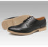 Elegant Men's Oxford Brogue Lace-Up Shoes for Business, Weddings, and Formal Occasions - Stylish Bullock Dress Footwear