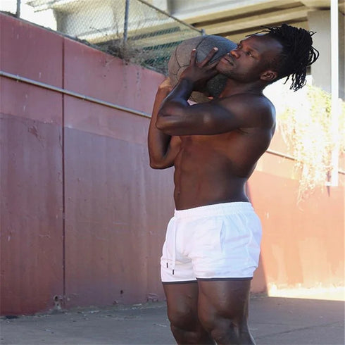 Men Shorts Fitness Beach Sports Shorts Summer Workout Jogger