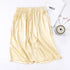 Men Elastic Waist Silk Satin Pajamas Shorts Nightwear Bottoms