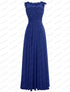 Bridesmaid Dress A Line Chiffon With Applique Beading Backless Floor Length Lace Up Bridal Dress