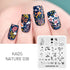 Nature-Inspired Nail Art Stamping Plate Set with Butterfly and Mountain Range Designs for DIY Manicure Enthusiasts