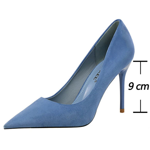 Stylish Pointed Toe Stiletto Heel Pumps for Women - Classic Office Fashion