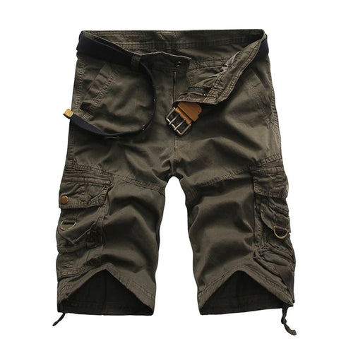 Summer Cargo Shorts Men Cool Camouflage Casual Pants Camo