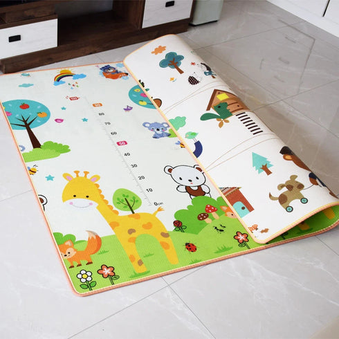 Baby Play Mat Waterproof Soft Floor Playmat Foldable Crawling Carpet Educational Activity Rug