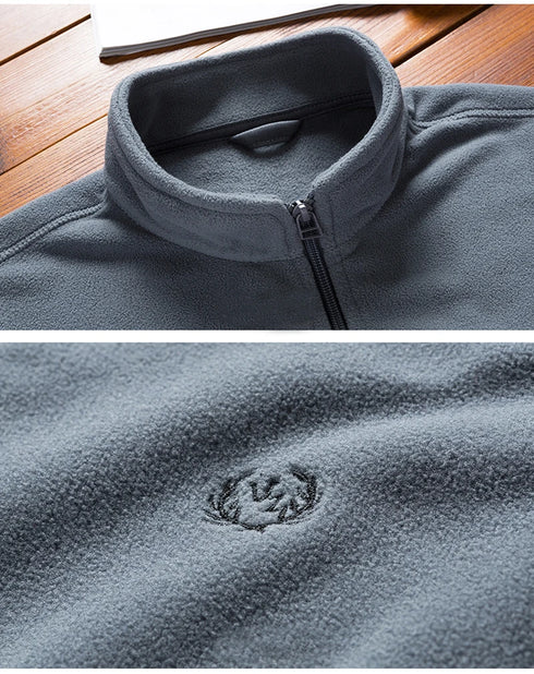 Men's Tactical Fleece Softshell Jacket - Windbreaker for Outdoor Activities, Thermal Casual Coats for Tourism and Mountain Adventures, Perfect for Army Enthusiasts