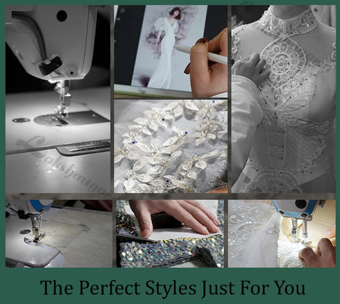 Customized Lace Appliques Beach Wedding Dress Boho Gowns