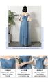 Bridesmaid Dress Elegant Ankle Length Tulle Ball Gown With Pleat Sash Built In Bra Prom Bridal Gown