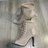 Sexy High Heels Hollow Mesh Sandals for Summer Fashion Comfort Peep Toe Stilettos Jazz Dance Female Shoes Plus Size