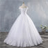 ZJ9143 Lace Appliques Ball Gown Off The Shoulder Bridal Dress