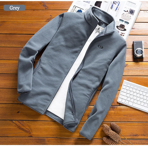 Men's Tactical Fleece Softshell Jacket - Windbreaker for Outdoor Activities, Thermal Casual Coats for Tourism and Mountain Adventures, Perfect for Army Enthusiasts