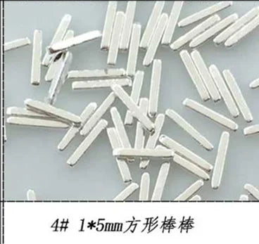500pcs Metal Nail Art Decorations - Japan Korea Alloy Rivets, Studs, and DIY Accessories for Creative Designs