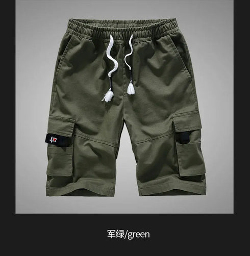 Men's Cargo Shorts Combat Plus Big Size Capris for Summer
