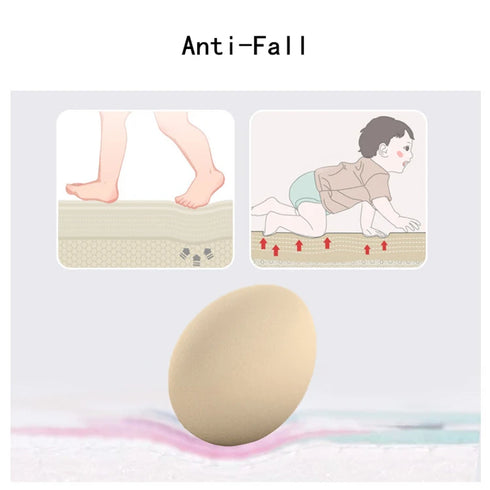 Baby Play Mat Waterproof Soft Floor Playmat Foldable Crawling Carpet Educational Activity Rug