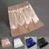 Men Elastic Waist Silk Satin Pajamas Shorts Nightwear Bottoms