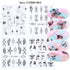 Winter Wonderland Nail Art Stickers with Snowflakes, Cute Santa, Snowman, and Winter Birds for Festive Manicure Decoration - 4pcs Set of Water Transfer Sliders and Temporary Tattoos