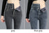 Warm High-Waist Fleece-Lined Skinny Jeans for Women - Perfect for Casual Fall Outfits and Stylish Pencil Pants Looks
