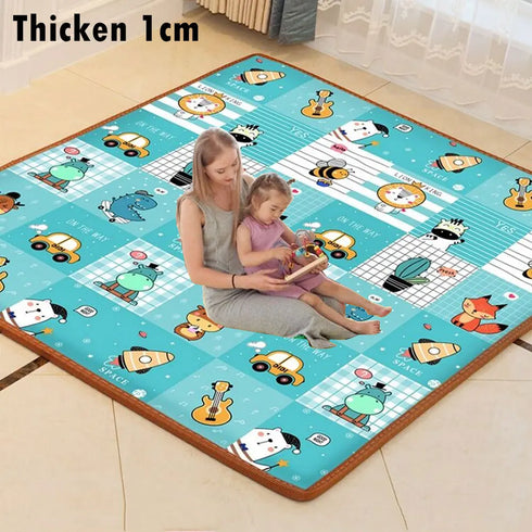 Baby Play Mat Waterproof Soft Floor Playmat Foldable Crawling Carpet Educational Activity Rug