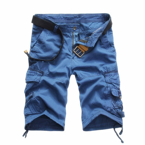 Summer Cargo Shorts Men Cool Camouflage Casual Pants Camo