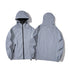 Reflective Windbreaker Jackets for Men - Waterproof Hooded Zipper Coats Perfect for Hip Hop Dancers and Casual Outfits