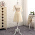 Bridesmaid Dress Elegant Floor-Length Organza Backless Lace With Built-In Bra Bridesmaid Dress Lace Appliques