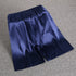 Men Elastic Waist Silk Satin Pajamas Shorts Nightwear Bottoms